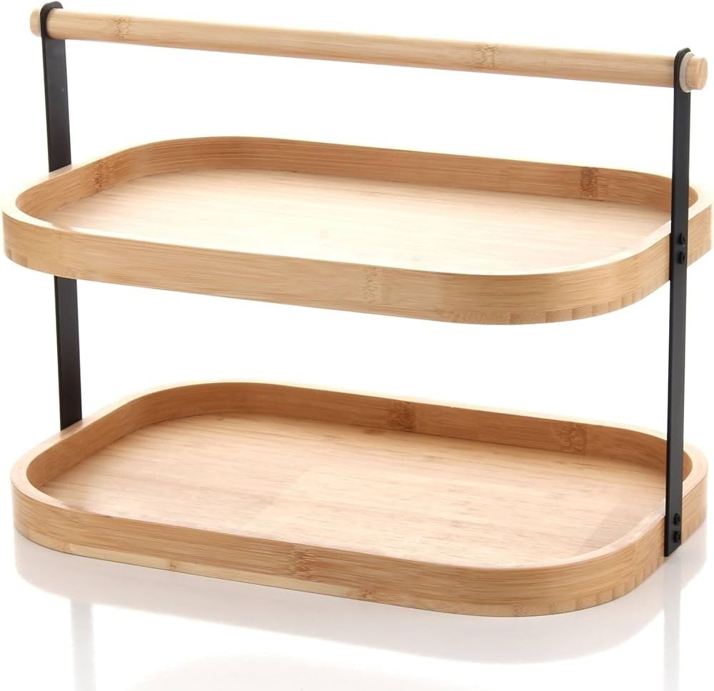 BAMBU İKİ KATLI RAF