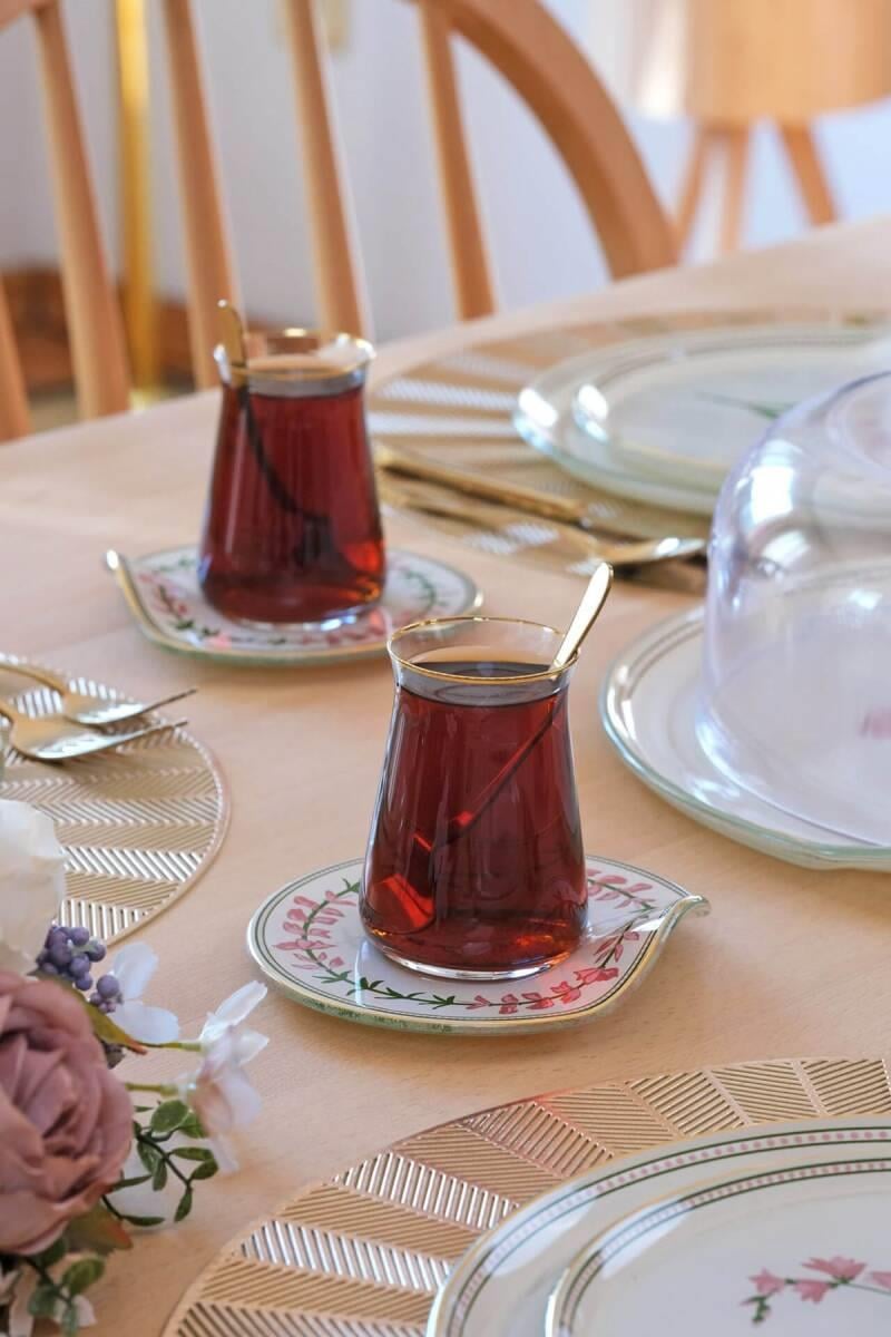 CROCUS GOLD 12 PARÇA ÇAY SETİ