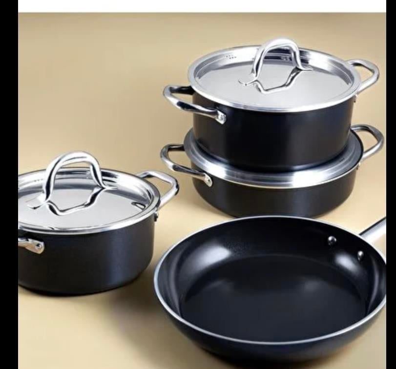 FMS TİTANYUM 7 PARÇA GRANİT SET