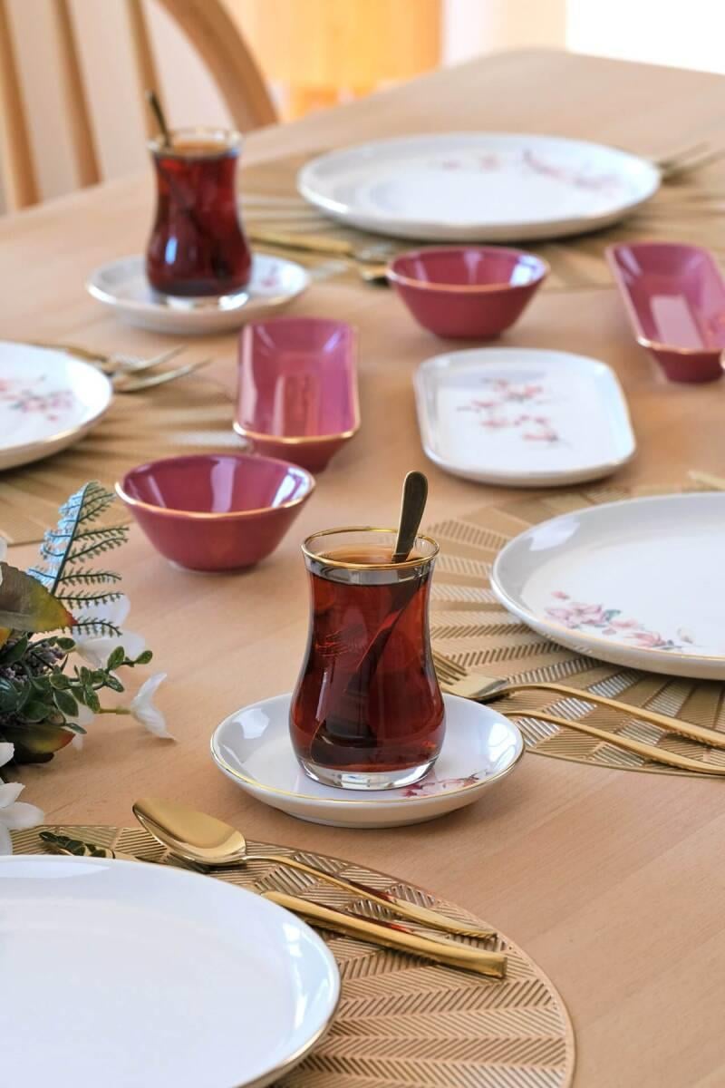 GLORE ASYA SPRİNG 32 PARÇA KAHVALTI TAKIMI