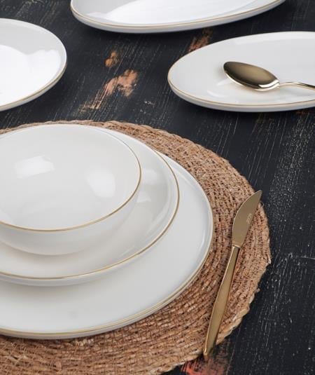 GÖNÜL COLLECTİON 26 PARÇA PORSELEN YEMEK TAKIMI