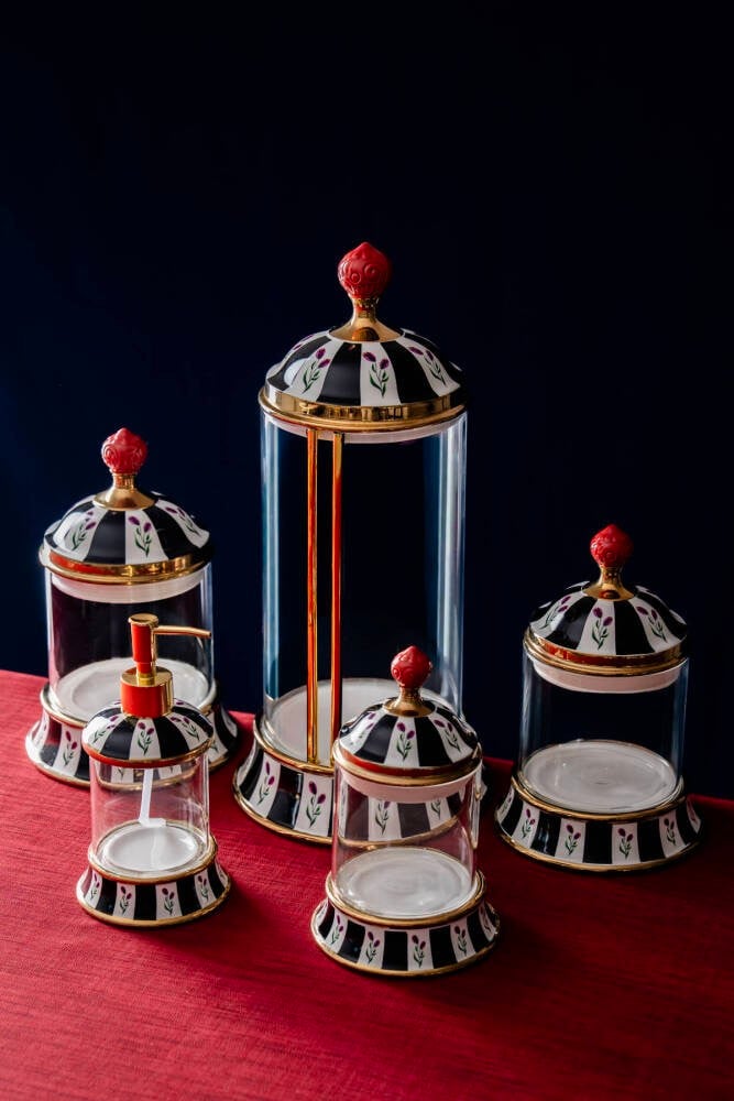 Jude 5 Parça Cam Mutfak Seti