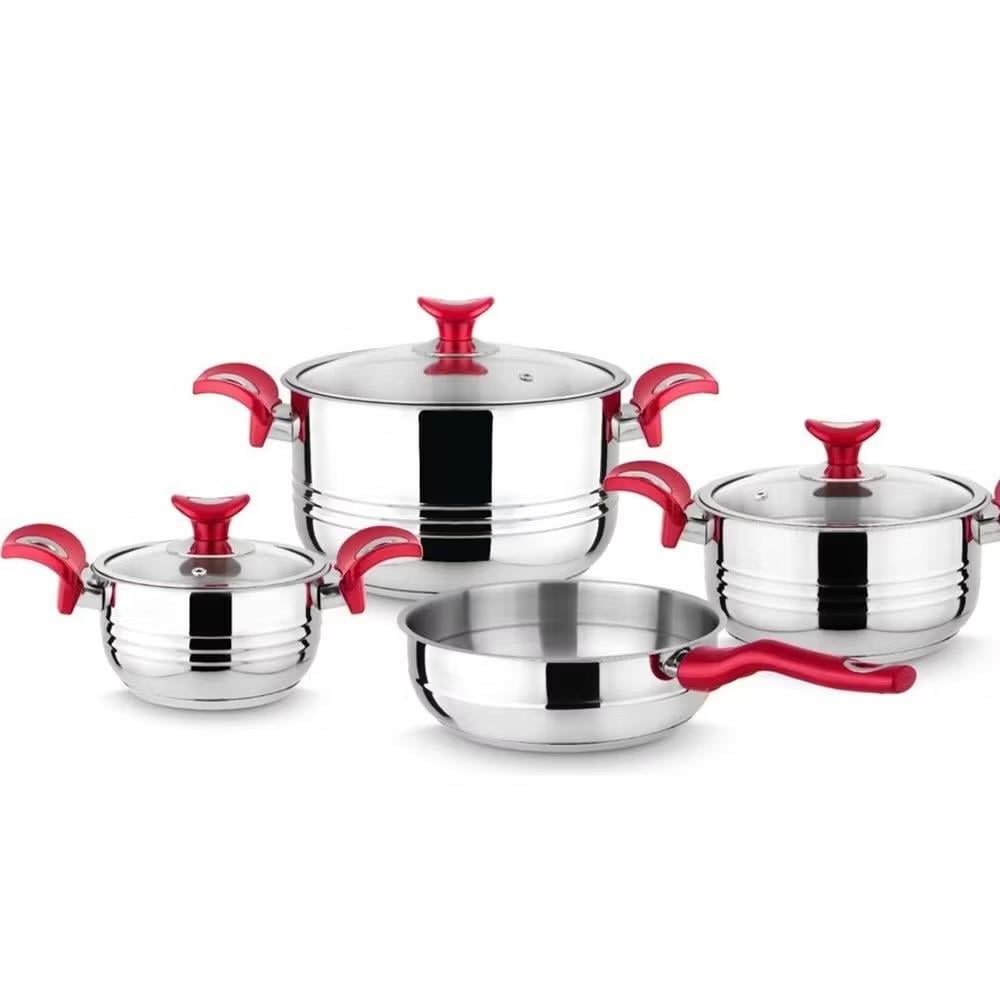 LİNES OSCAR 7 PARÇA ÇELİK TENCERE SETİ