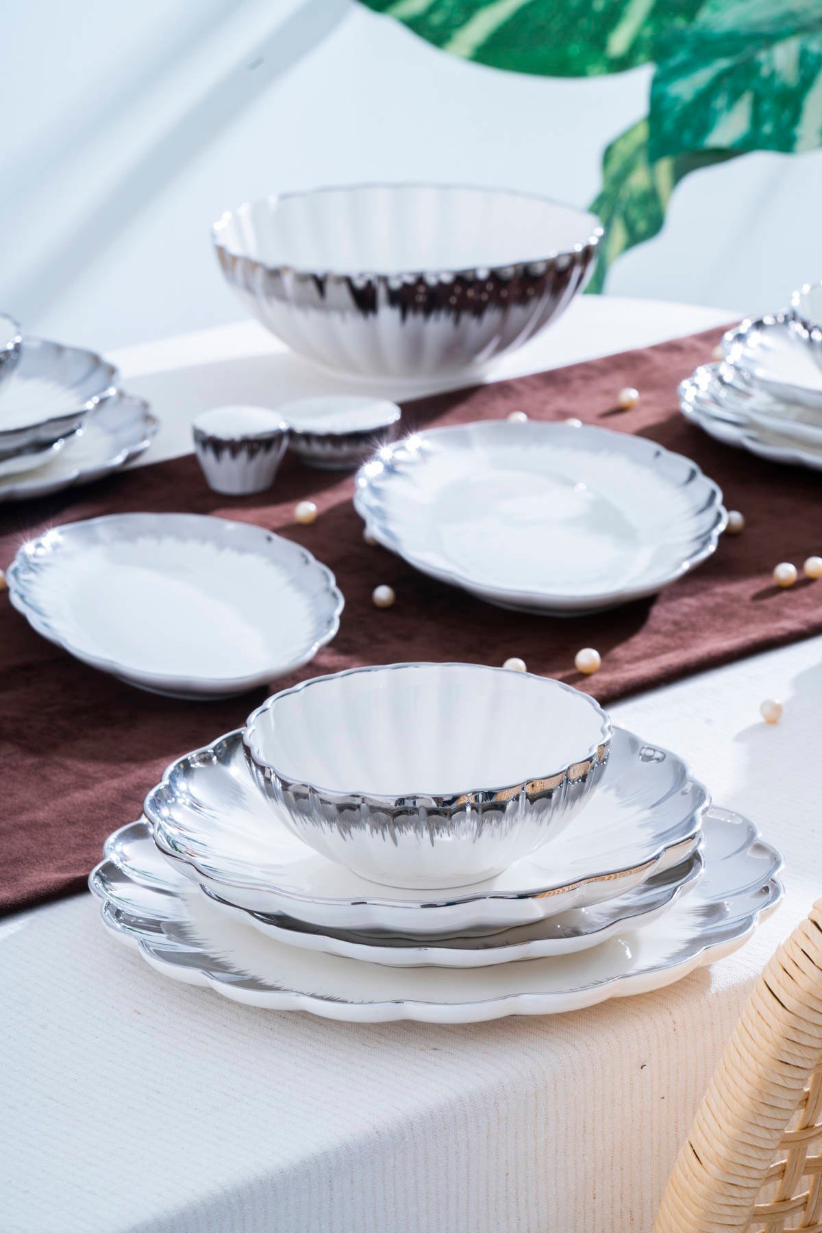 Marlene Silver 6 Kişilik 29 Parça Yemek Takımı