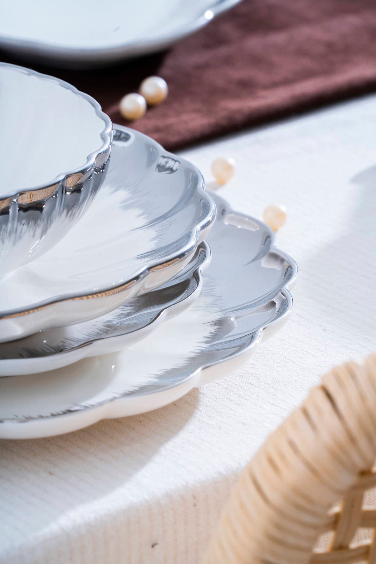 Marlene Silver 6 Kişilik 29 Parça Yemek Takımı