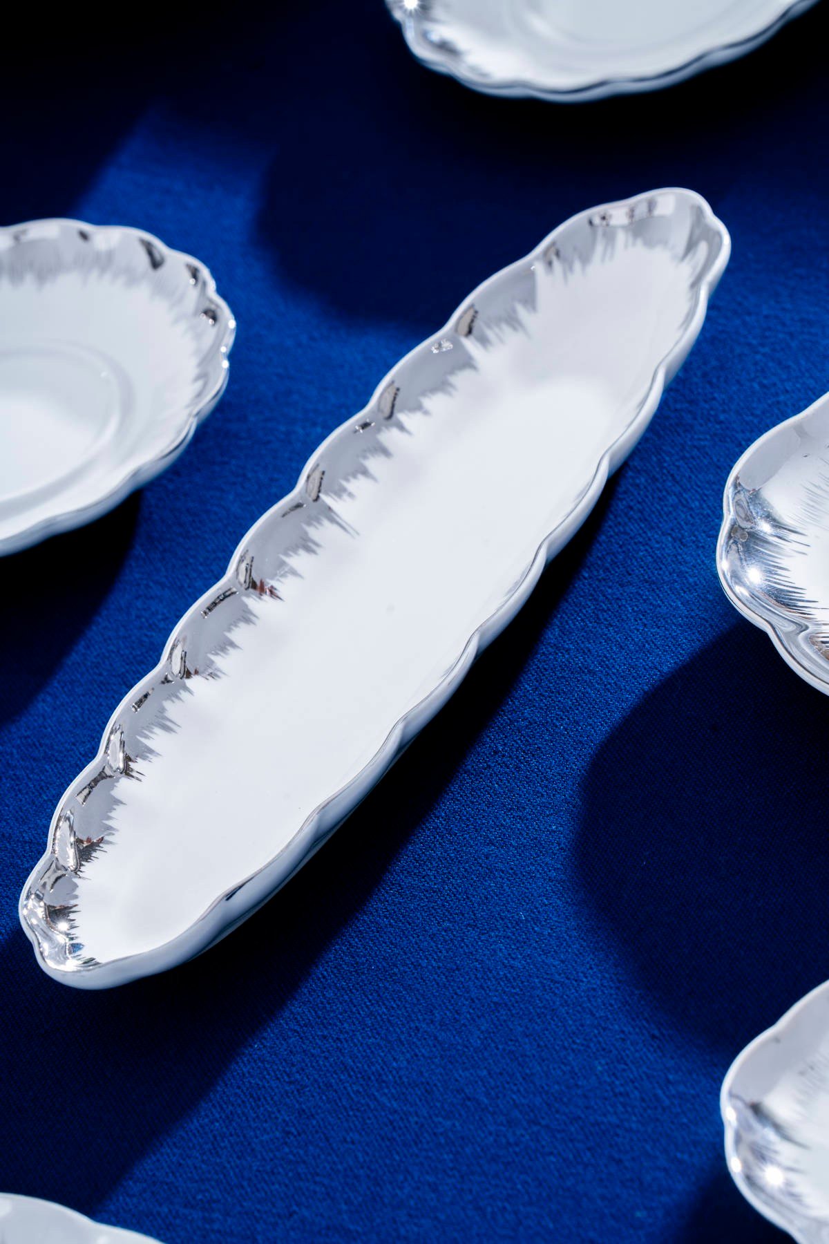 Marlene Silver 6 Kişilik 37 Parça Kahvaltı ve İkram Seti