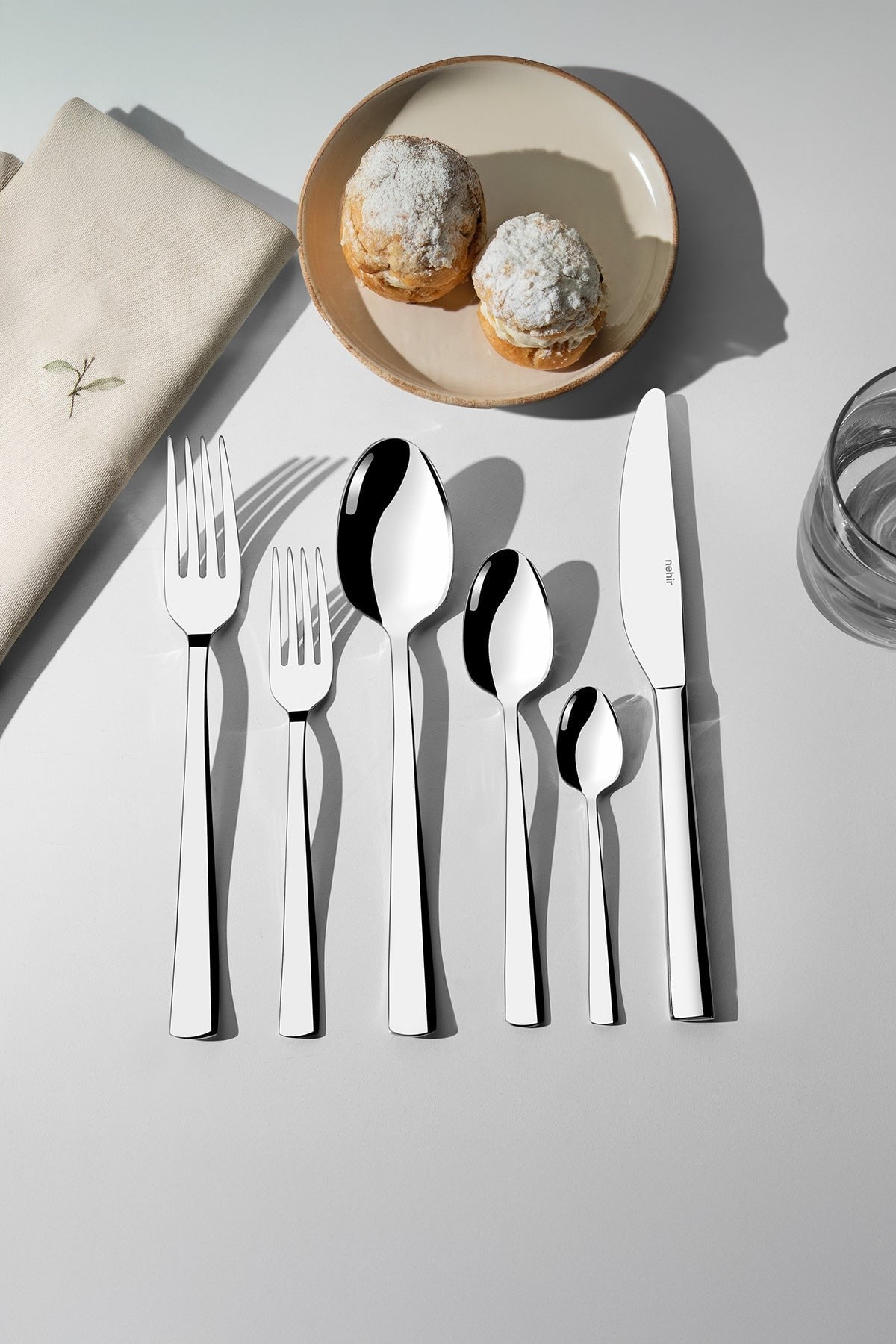 NEHİR DENİZ SADE 72 PARÇA ÇATAL KAŞIK BIÇAK SETİ