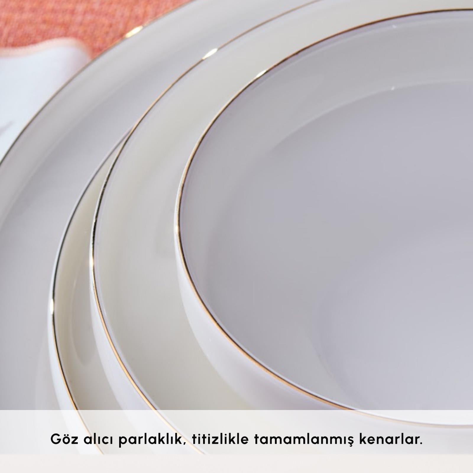NEHİR DURU 24  PARÇA YEMEK TAKIMI