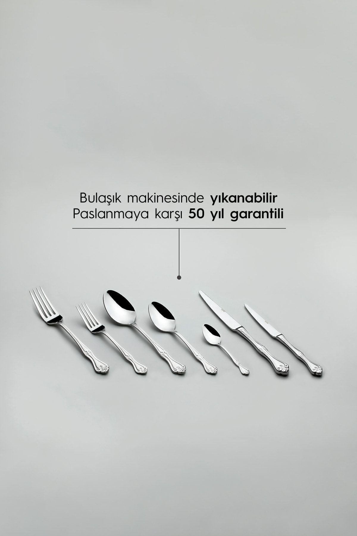 NEHİR LALEZAR SADE 89 PARÇA ÇATAL KAŞIK BIÇAK SETİ