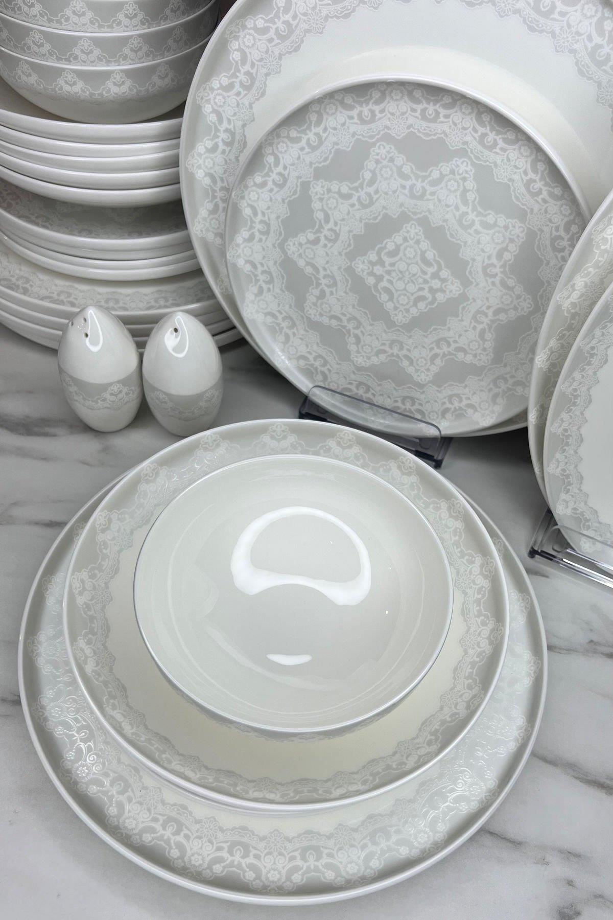 NEVA FLORE ELEGANCE 28 PARÇA PORSELEN YEMEK TAKIMI