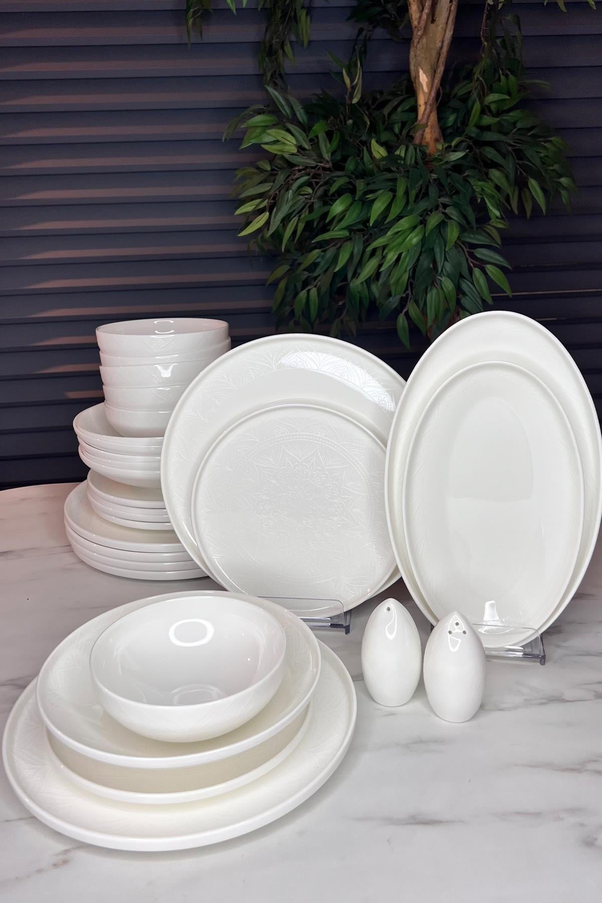 NEVA RAS ELEGANCE 28 PARÇA PORSELEN YEMEK TAKIMI