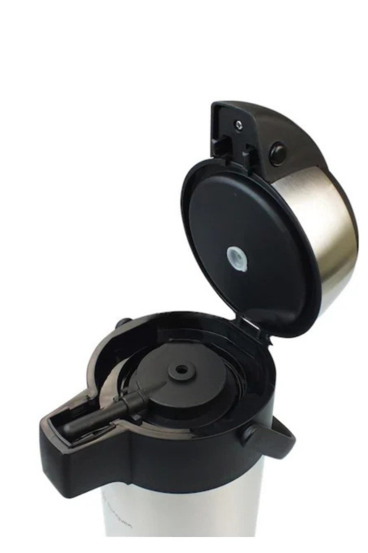 Penguen Paslanmaz Çelik Pompalı Termos 4 Litre