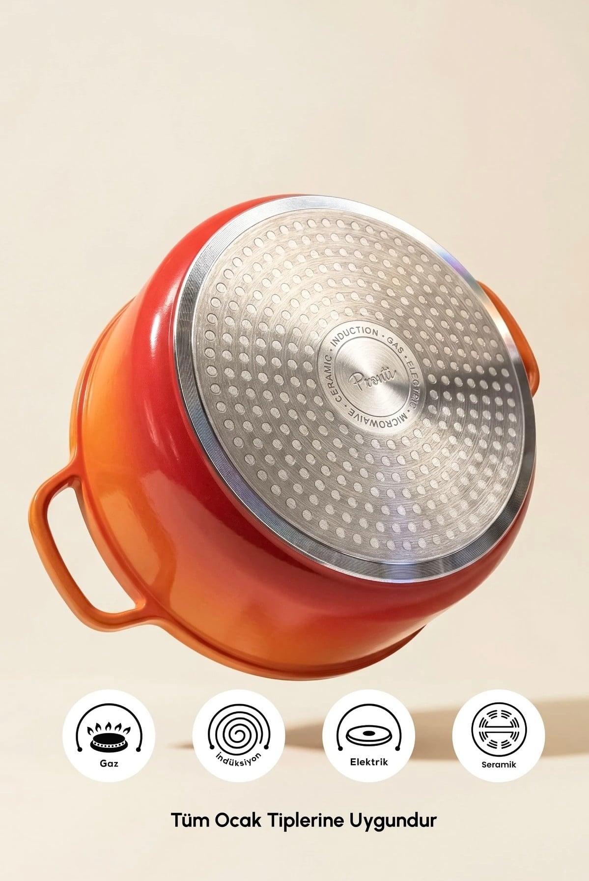 Perotti Chef Cast 7 Parça Döküm Tencere Seti