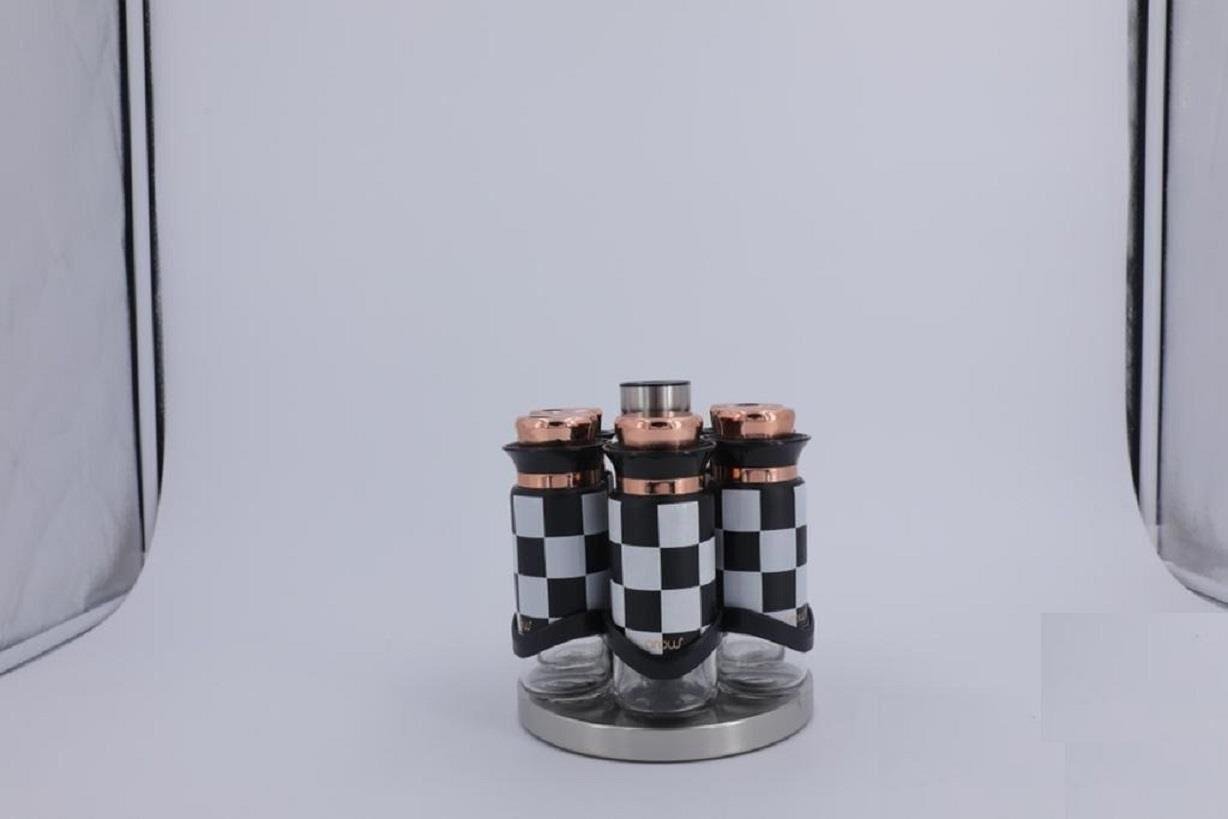 QUADRA DAMALI  6'LI DÖNERLİ BAHARAT TAKIMI
