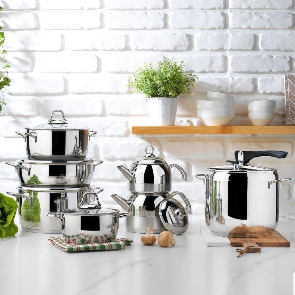 SCHAFER LENARD 14 PARÇA ÇELİK ÇEYİZ SETİ