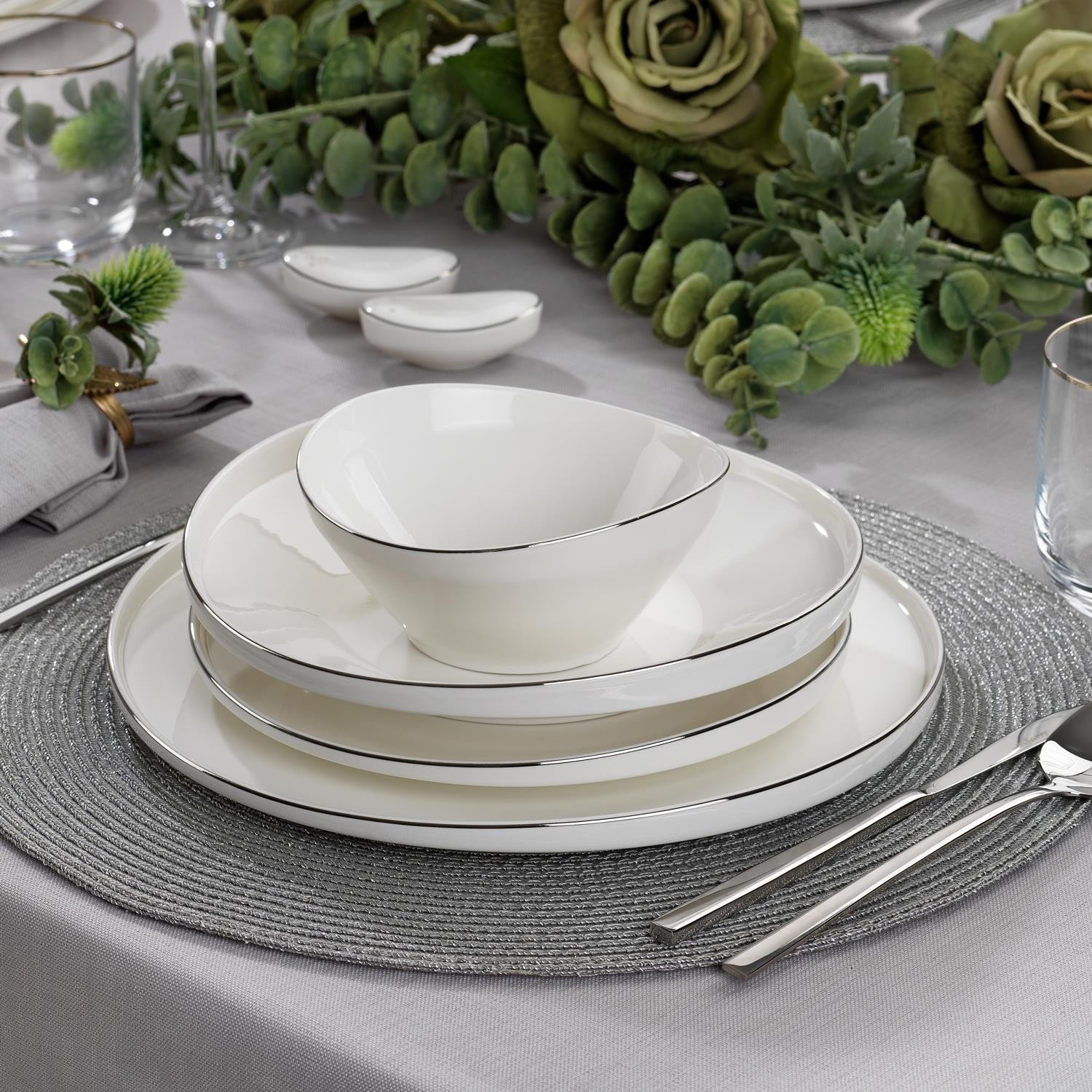 Schafer Luna 56 Parça Yemek Takımı