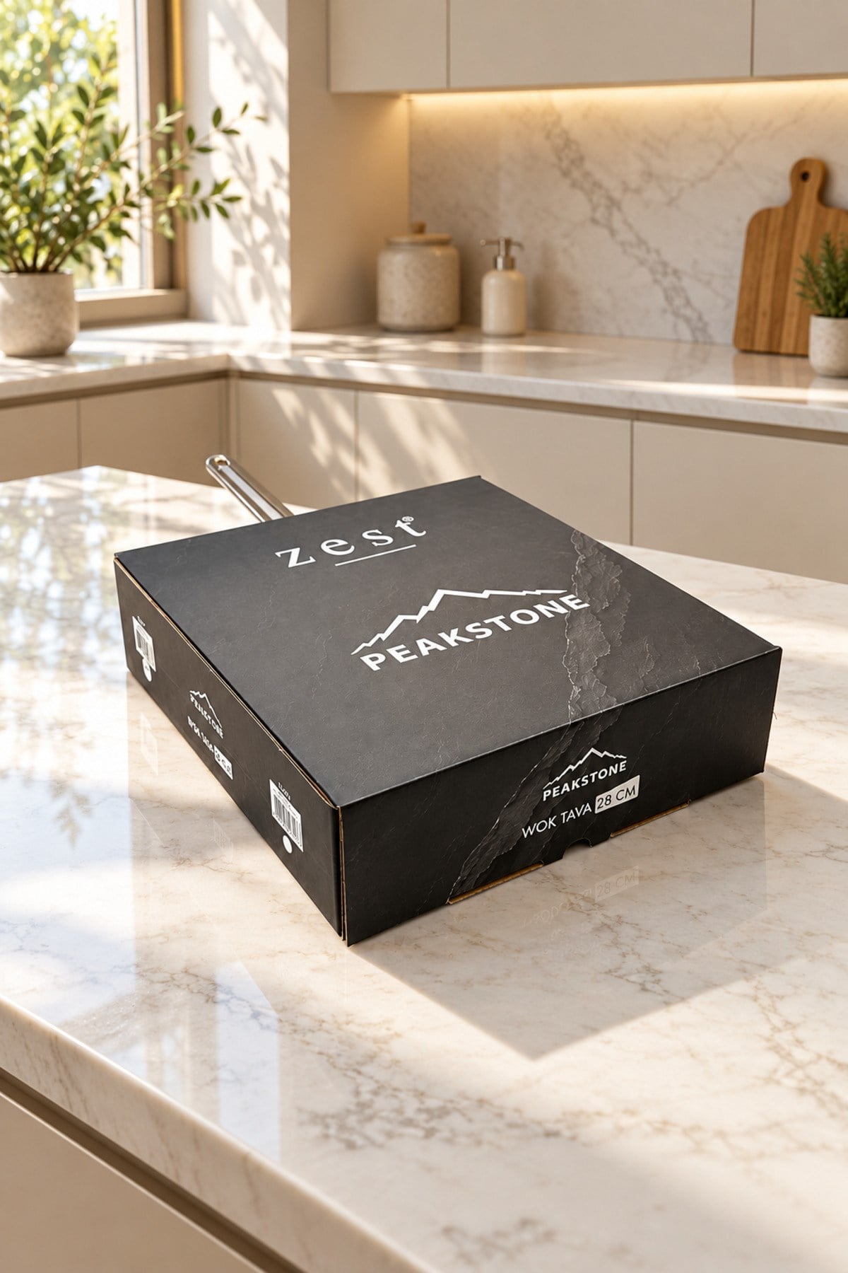 Zest Peakstone 28cm Wok Tava
