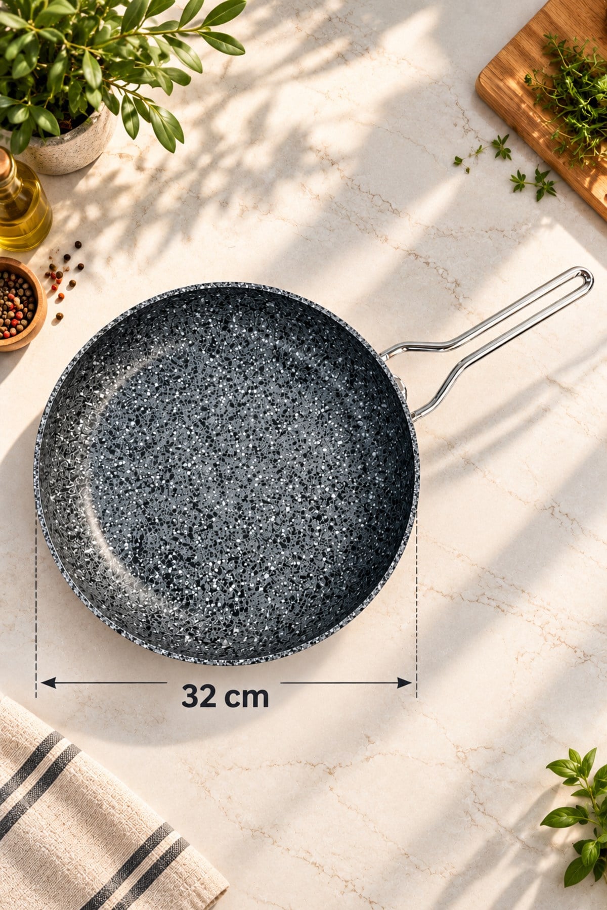 Zest Peakstone 32cm Tava
