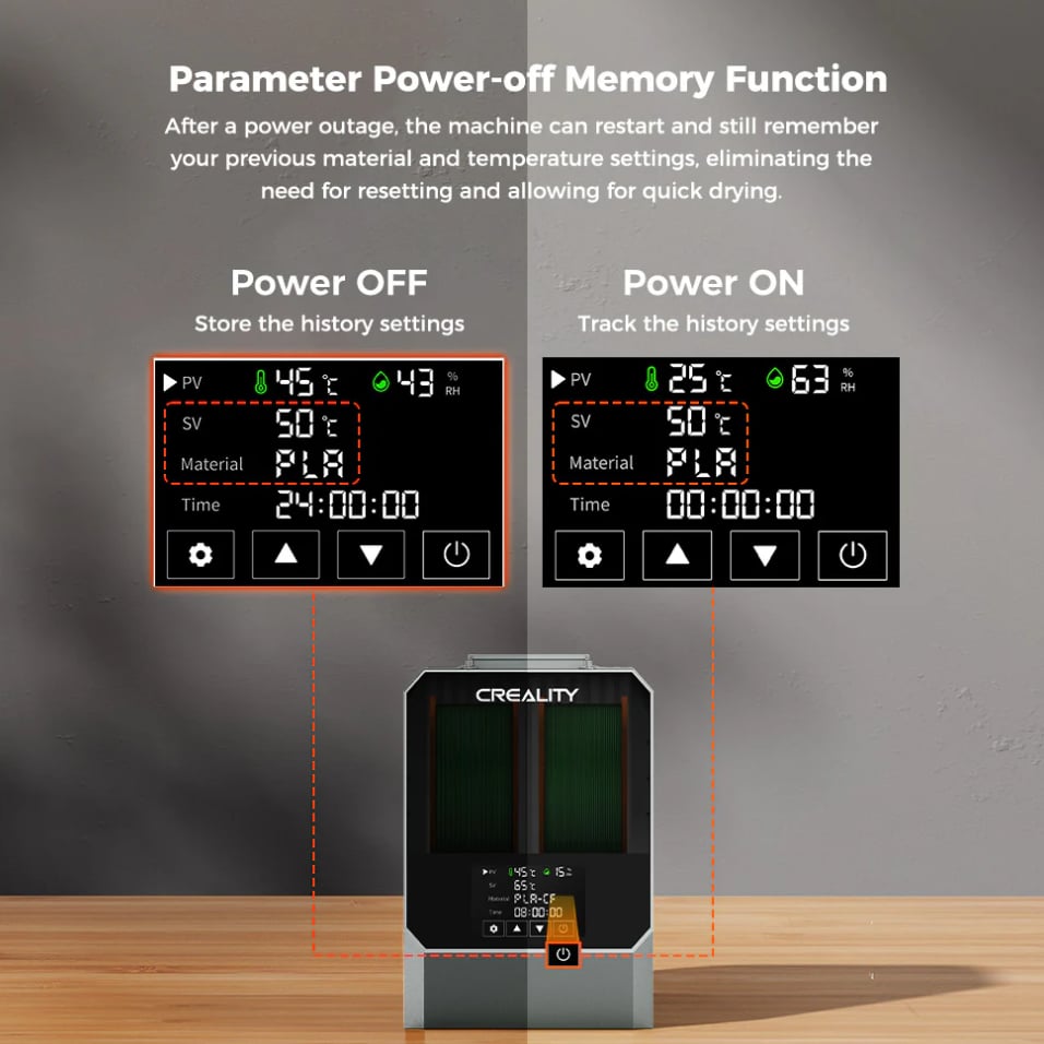 Creality Space Pi Filament Dryer Plus