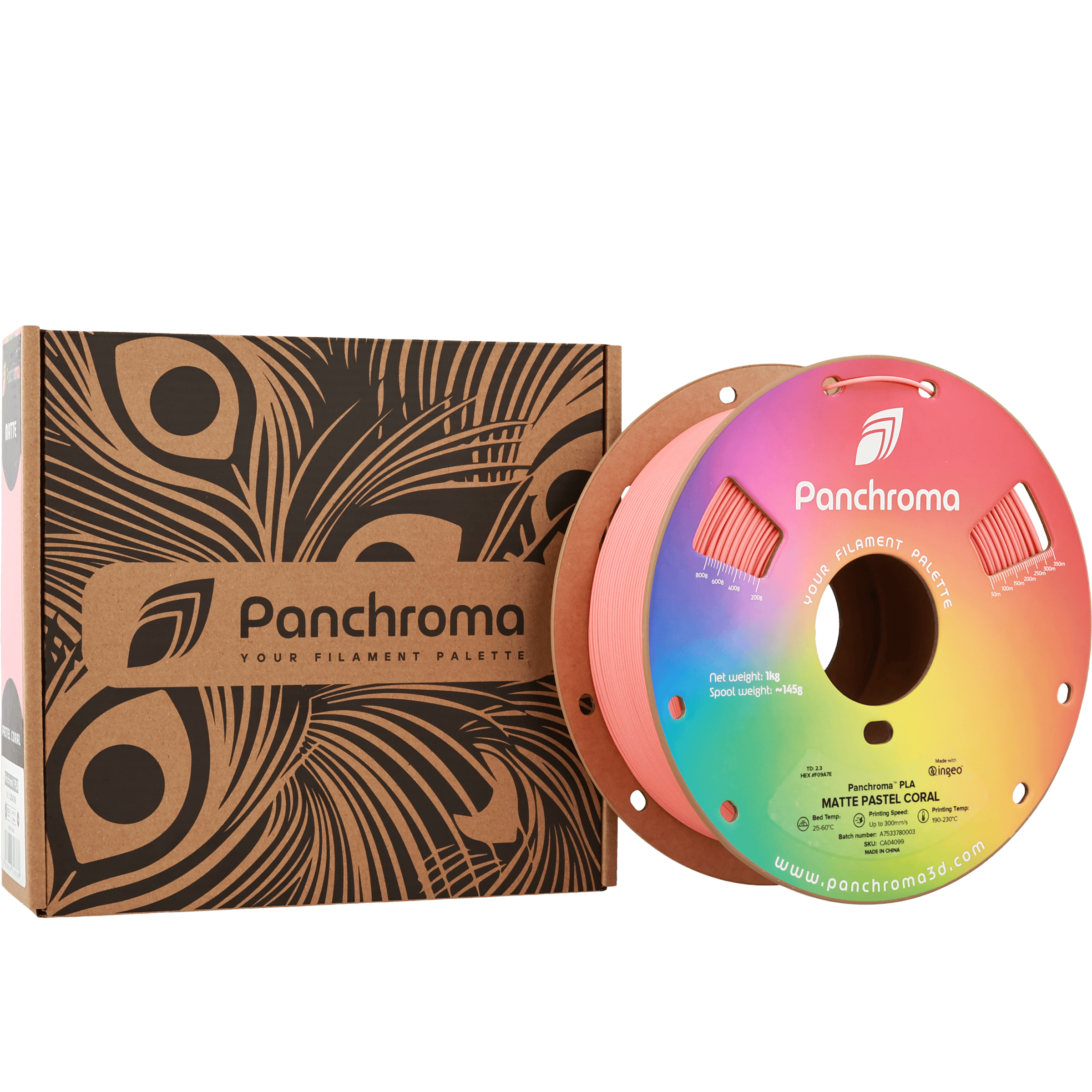 Panchroma PLA Filament Mat Pastel Mercan – 1 kg 1.75mm