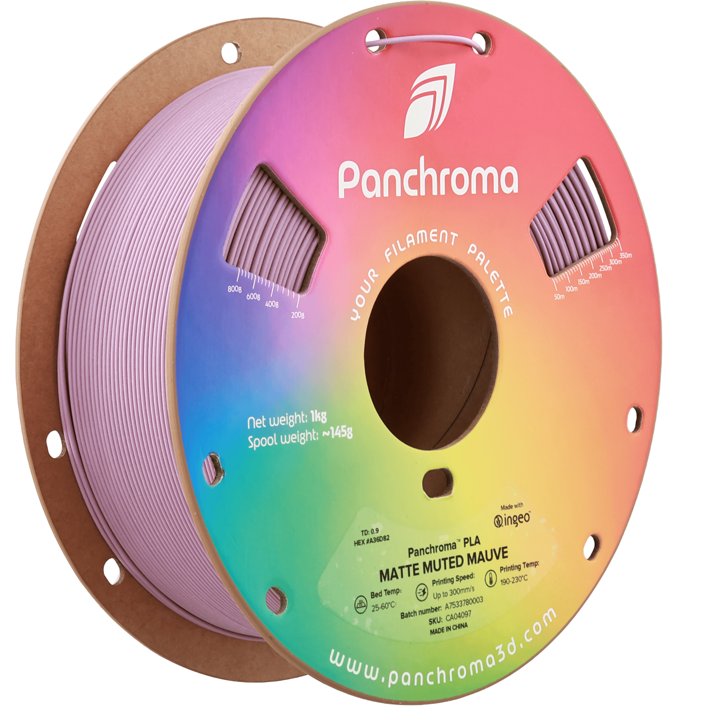 Panchroma PLA Filament Mat Yumuşak Eflatun – 1 kg 1.75mm