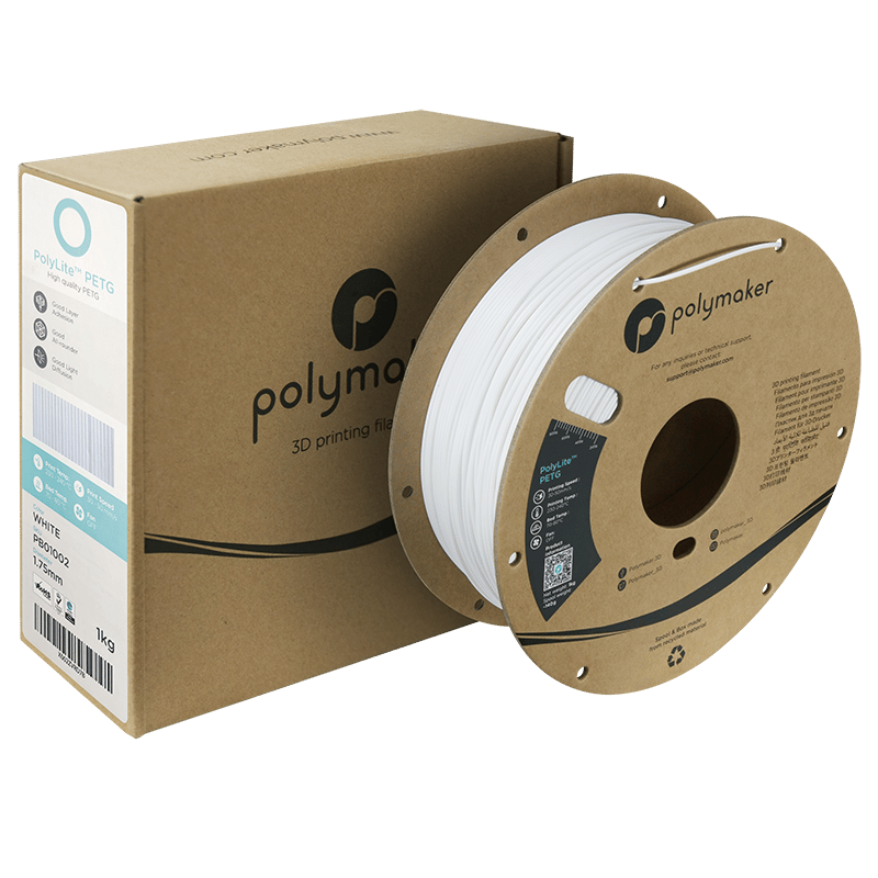 PolyLite PETG Filament Beyaz – 1 kg 1.75mm