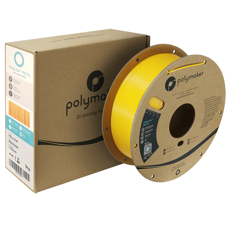 PolyLite PETG Filament Sarı – 1 kg 1.75mm