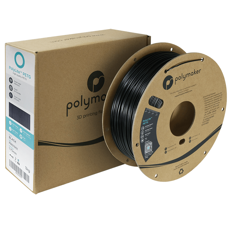 PolyLite PETG Filament Siyah – 1 kg 1.75mm