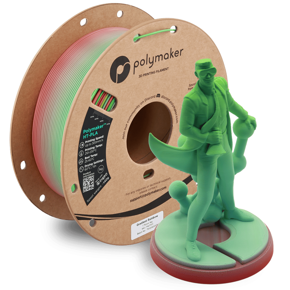 Polymaker HT-PLA Filament Gradient Gökkuşağı