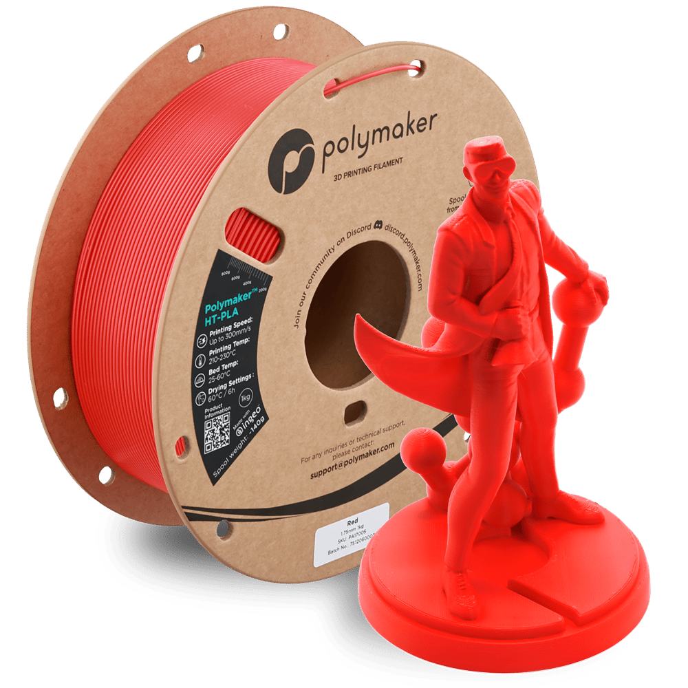 Polymaker HT-PLA Filament Kırmızı