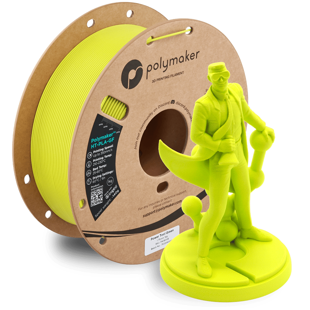 Polymaker HT-PLA-GF Filament Endüstriyel Yeşil