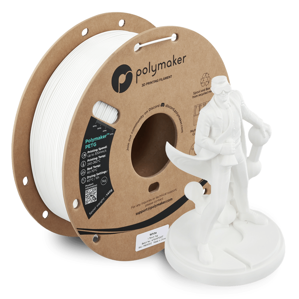 Polymaker PETG Filament Beyaz