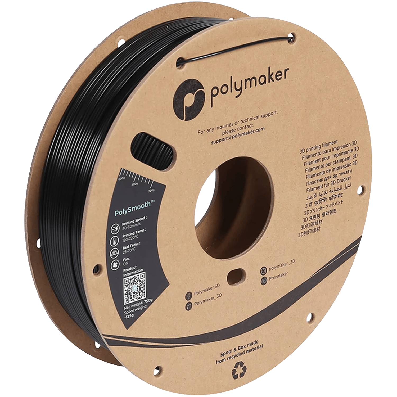 PolySmooth Filament Siyah