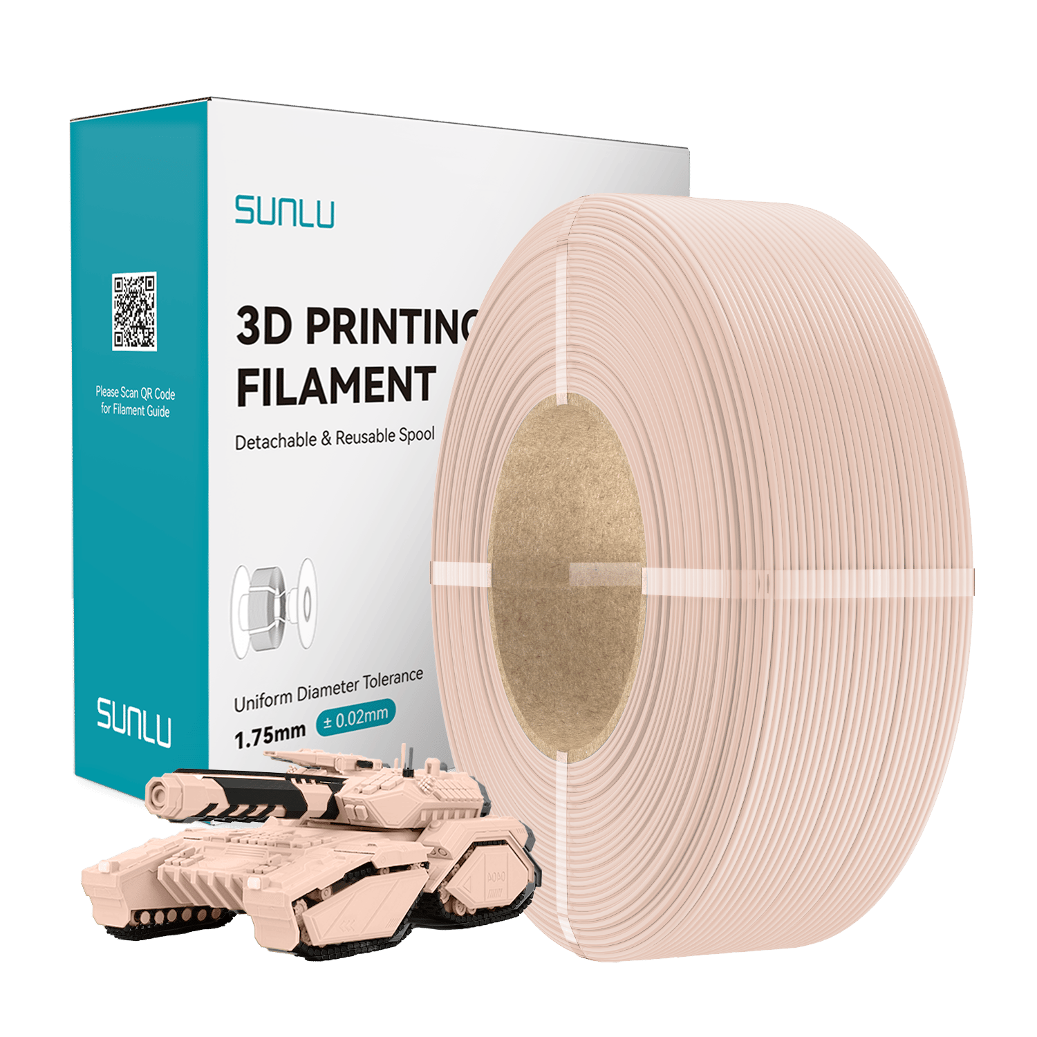 Sunlu Refill PLA Bej - 1kg 1.75mm