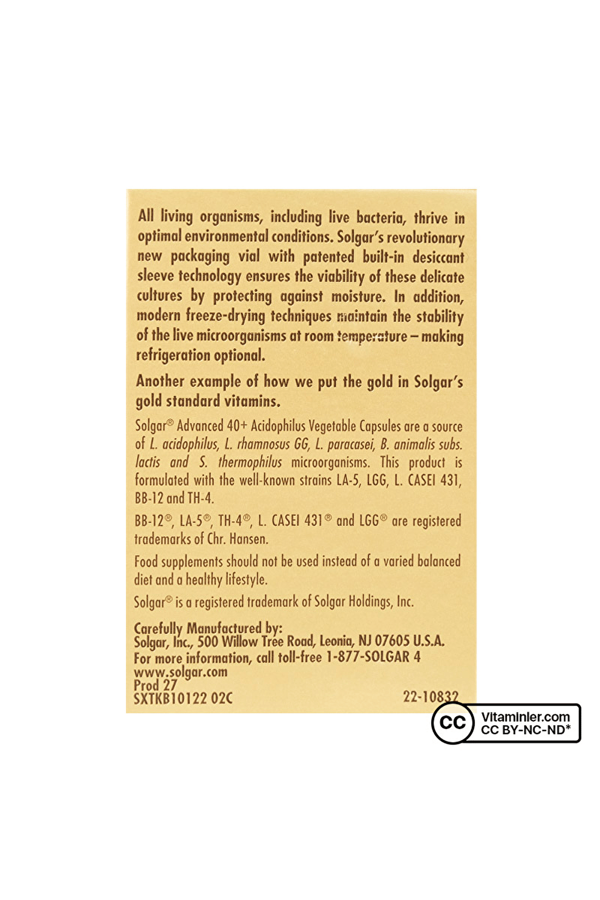 Advanced 40+ Acidophilus 60 Kapsül
