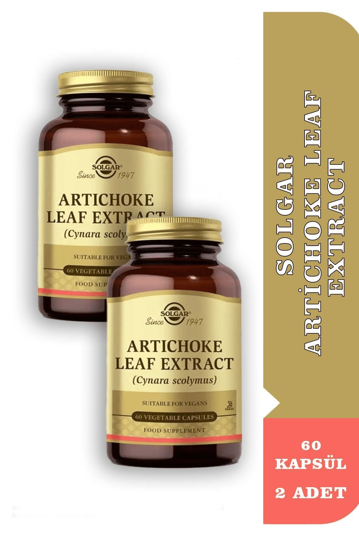 Artichoke Leaf Extract 60 Kapsül 2 Adet