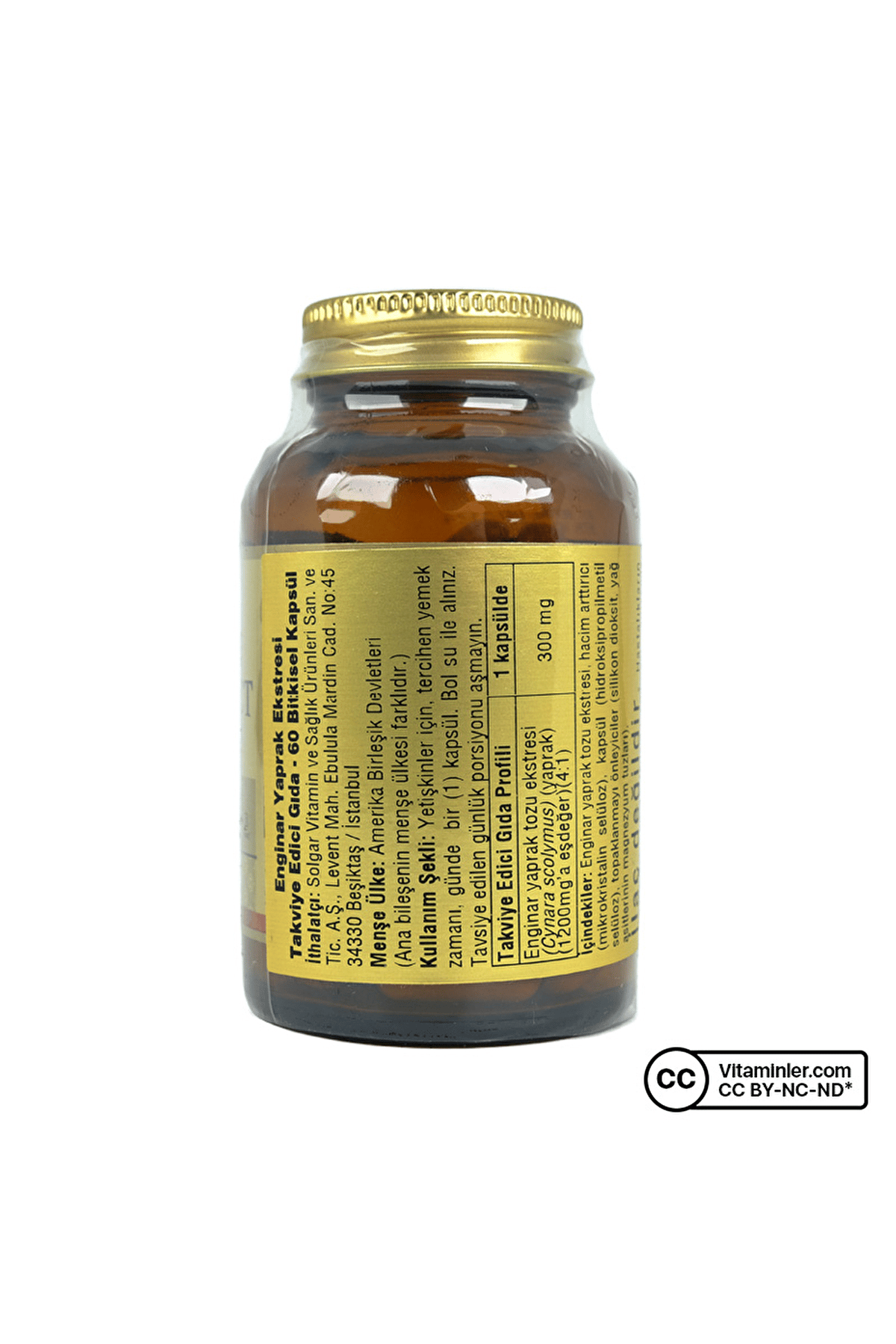 Artichoke Leaf Extract 60 Kapsül