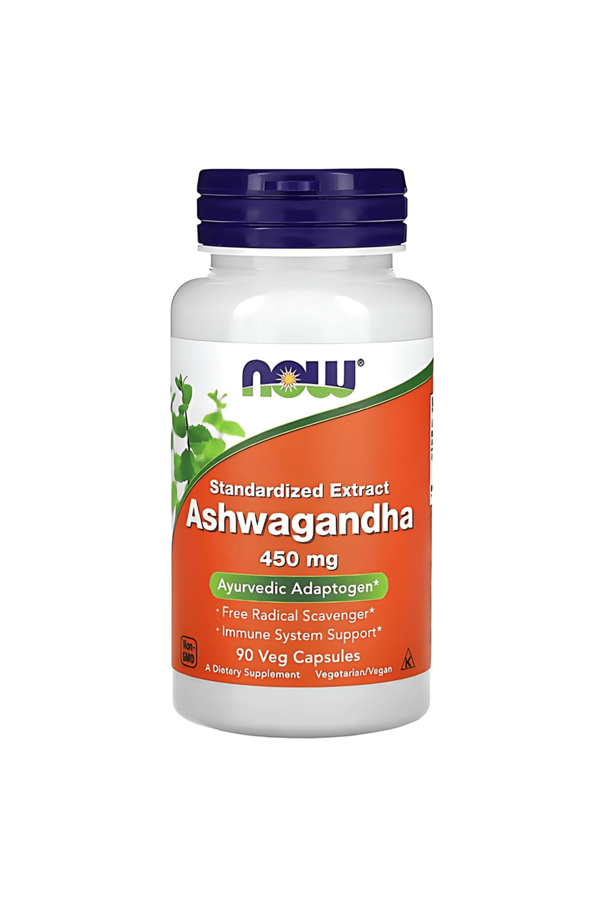 Ashwagan-dha (Standardize Ekstre, 450 mg, 90 Bitkisel Kapsül)