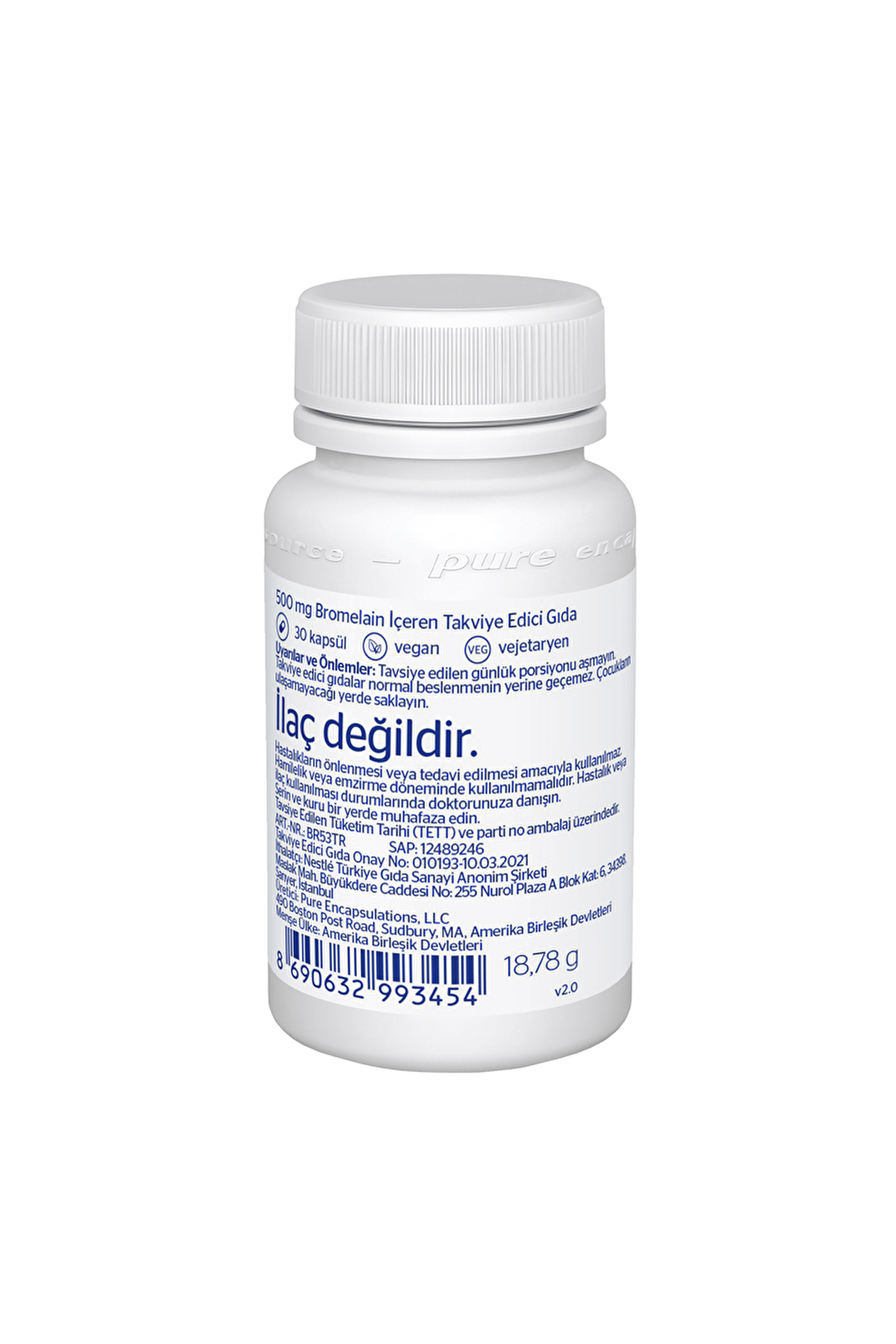 Bromelain 2400 30 Kapsül