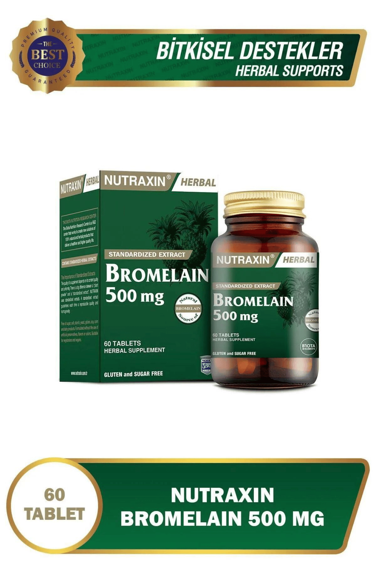 Bromelain 60 Kapsül