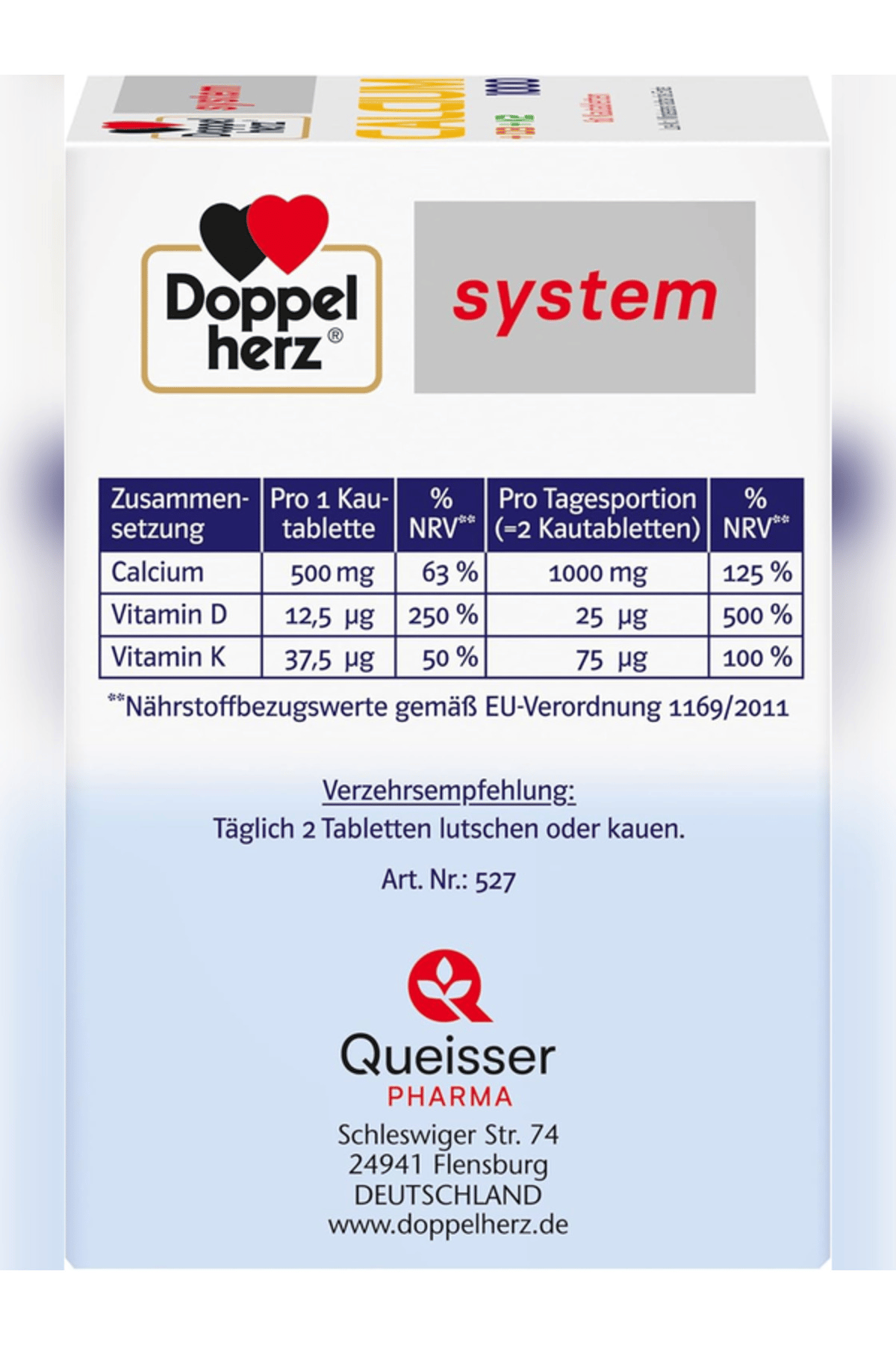 Calcium 1000 + D3 + K2 60 Çiğnenebilir Tablet