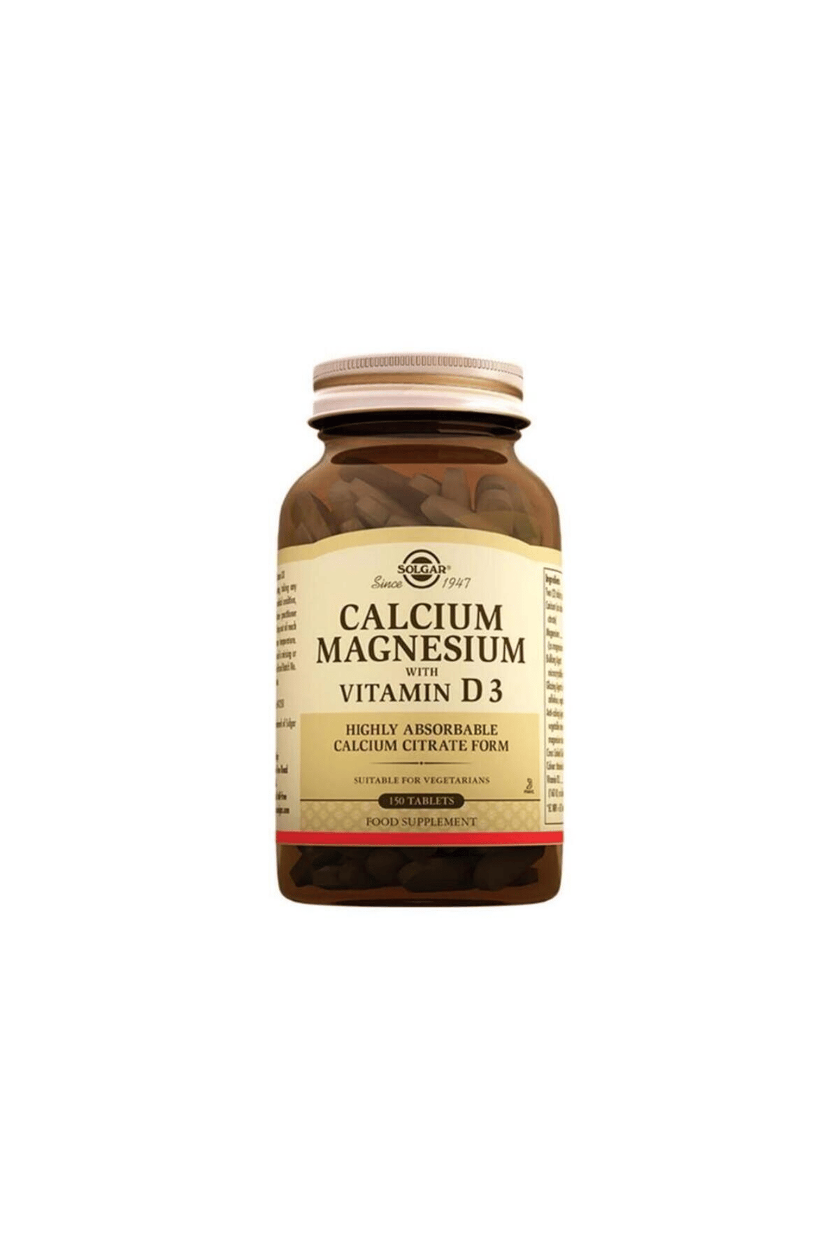 Calcium Magnesium With Vitamin D3 150 Tablet ( Kalsiyum Magnezyum Magnesyum D3)