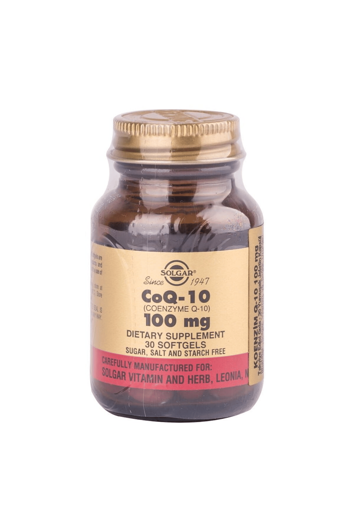 Coenzyme Q-10 100mg 30 Kapsül