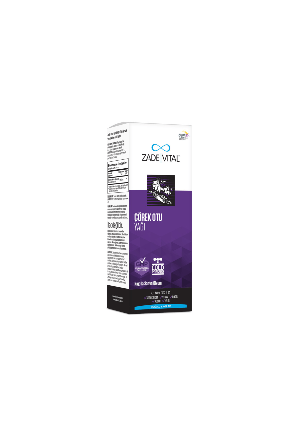 Çörek Otu Yağı 150ml Cam Şişe