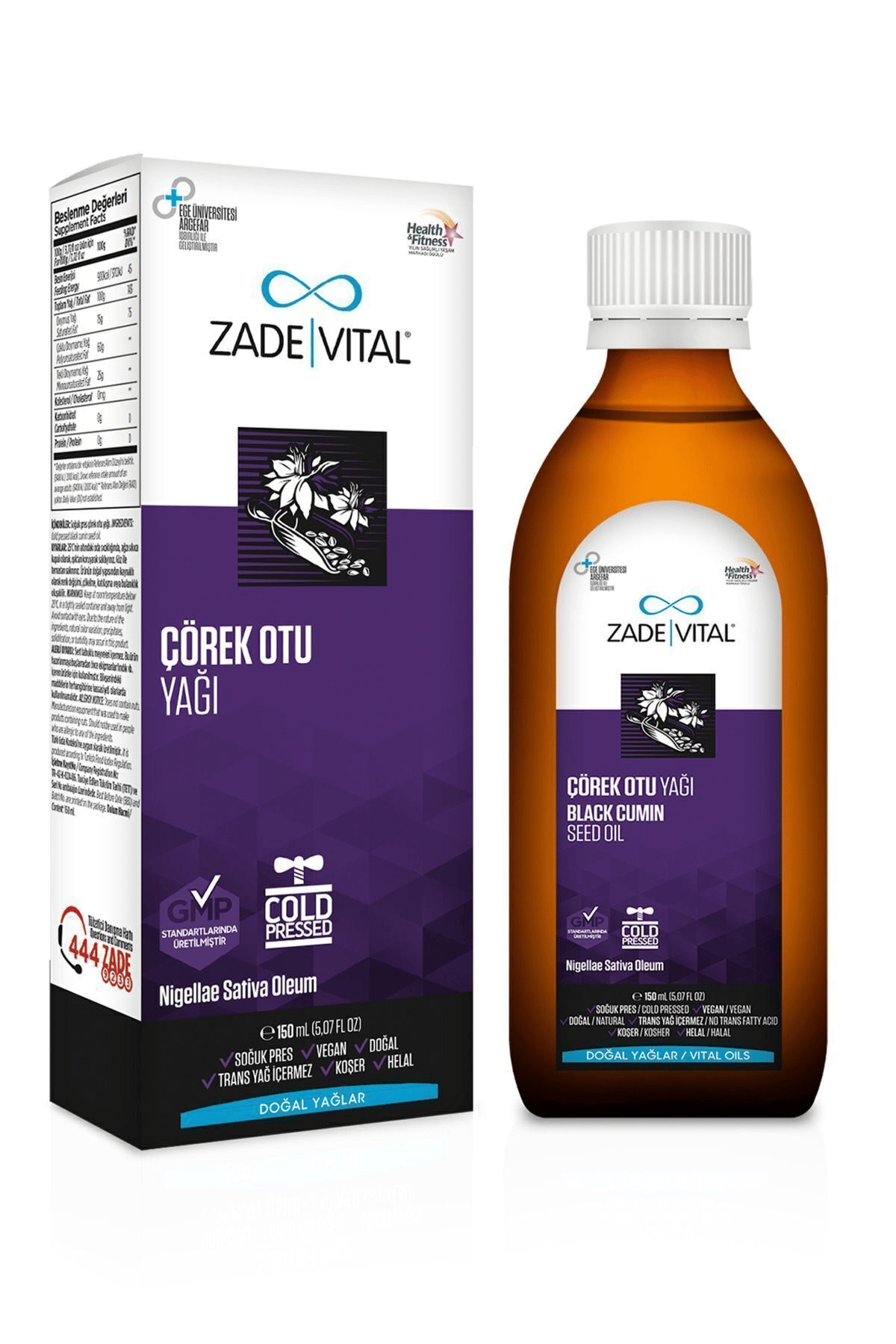 Çörek Otu Yağı Nigella Sativa (1 Kutu) 150 ml Sıvı Cam Şişe