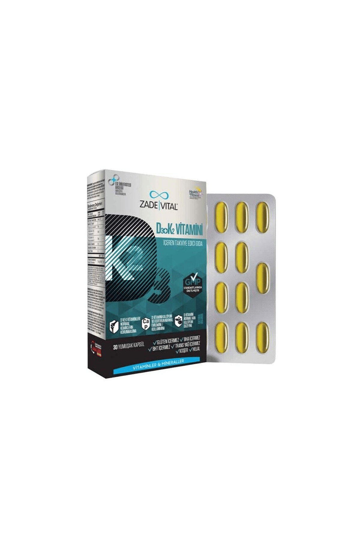 D3+k2 Vit Blister 30 Kapsül