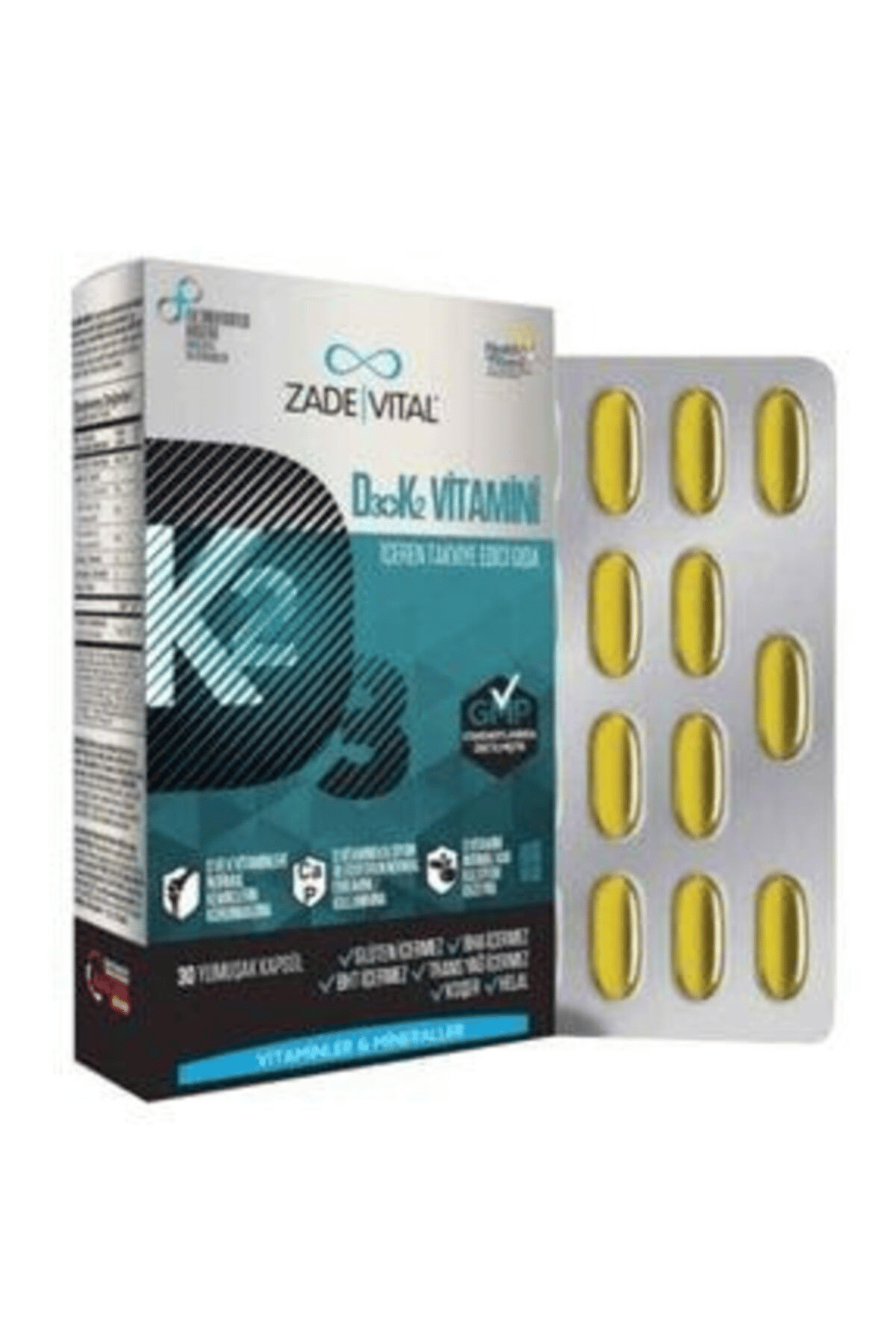 D3+K2 Vitamini 30 Kapsül