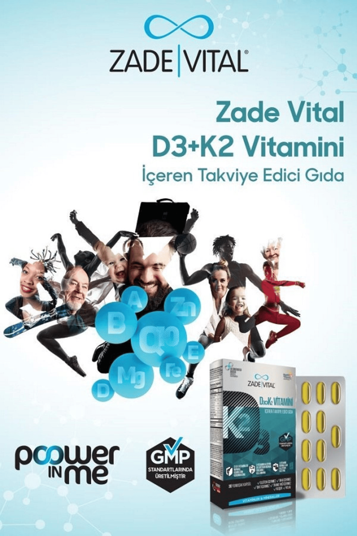 D3+K2 Vitamini 30 Kapsül