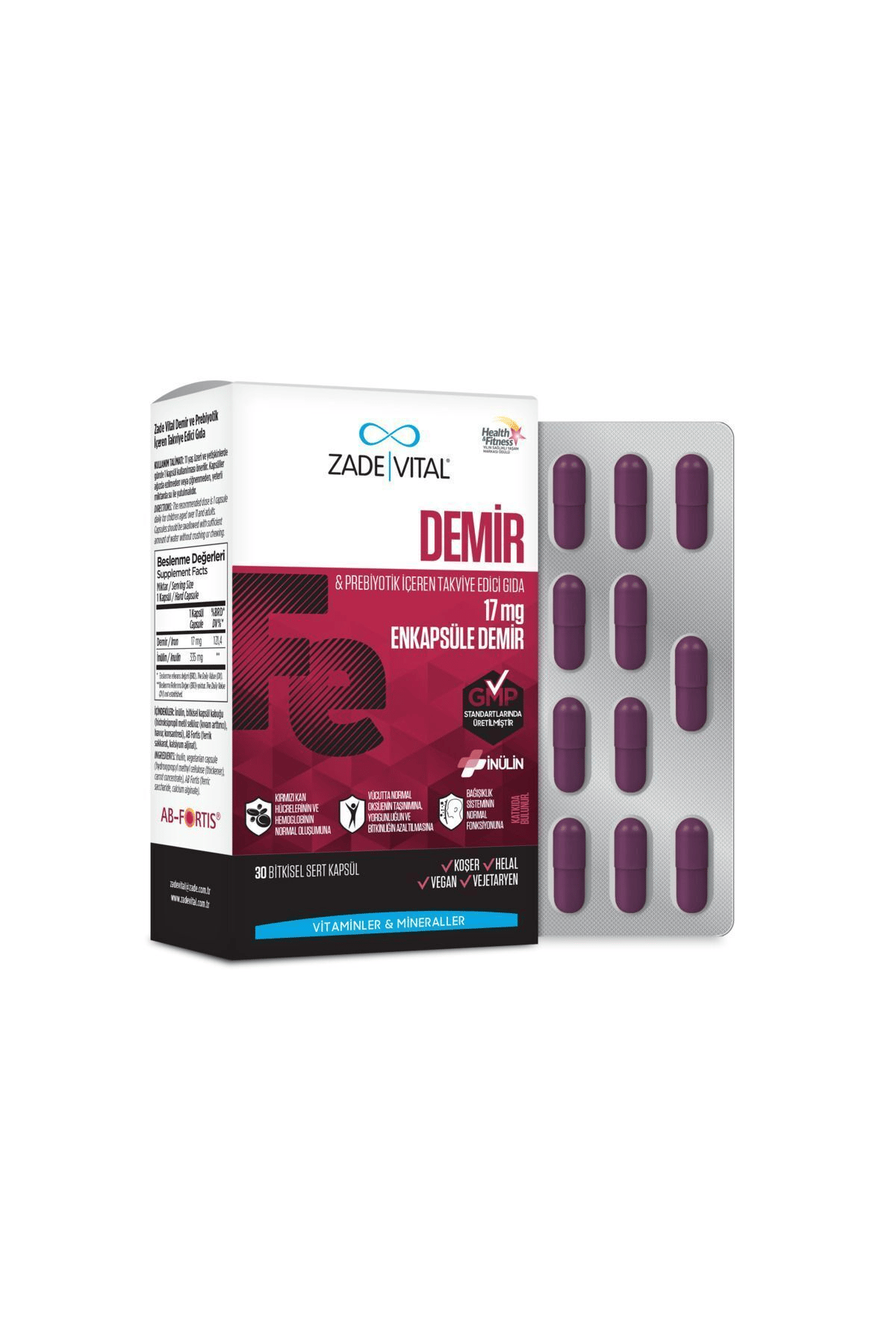 Demir Iron 30 Kapsül