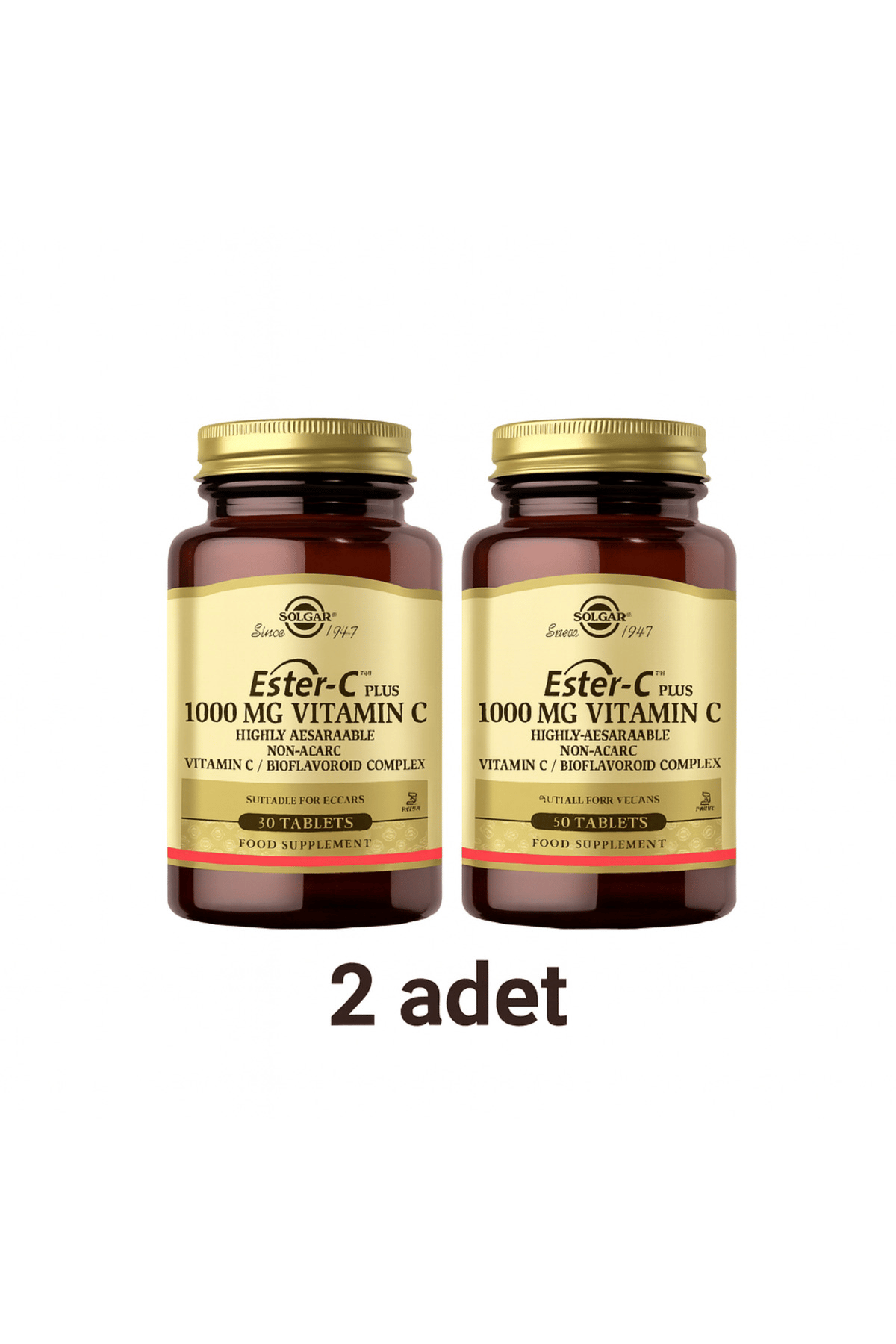 Ester-C™ Plus 1000 mg (Mide hassasiyeti yaratmayan C vitamini desteğidir.) 30 Tablet
